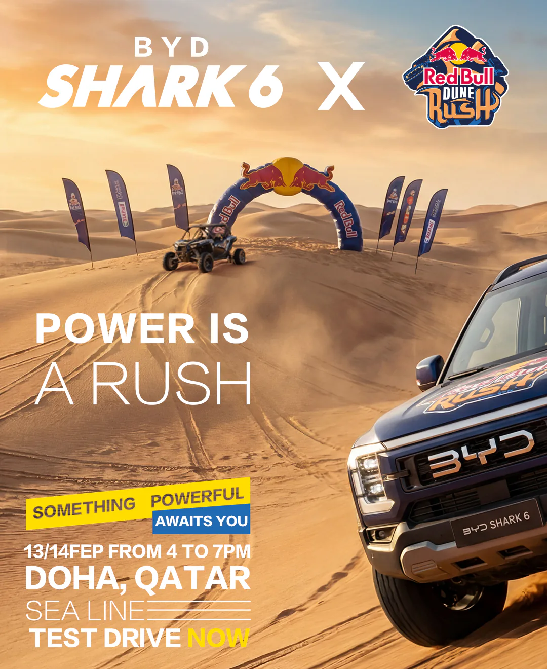 BYD Red Bull vertical campaign visual 9