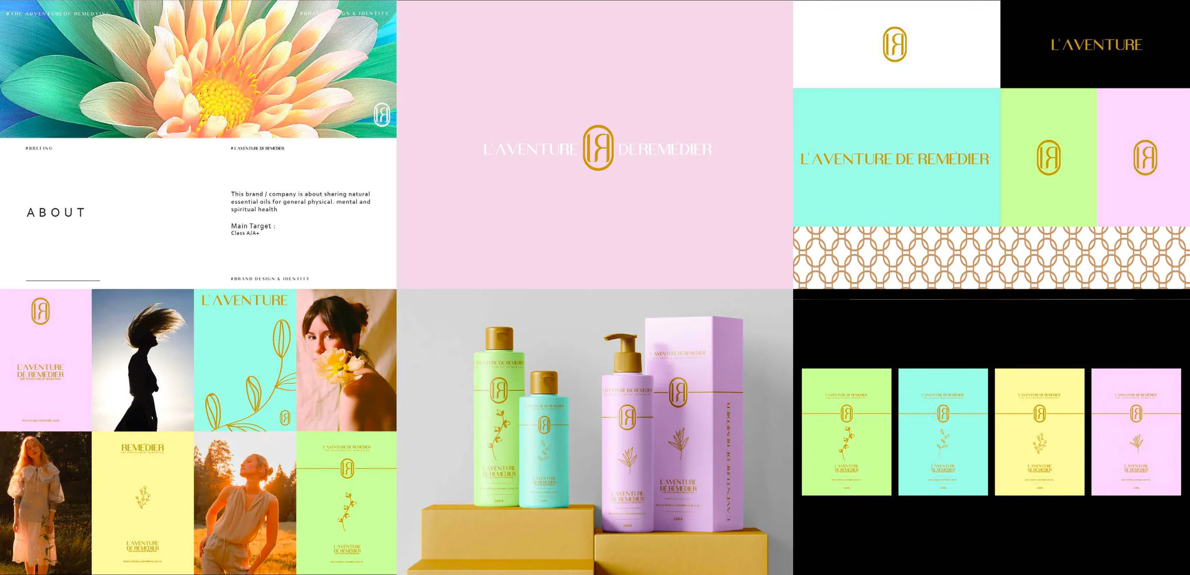 Branding portfolio page 1