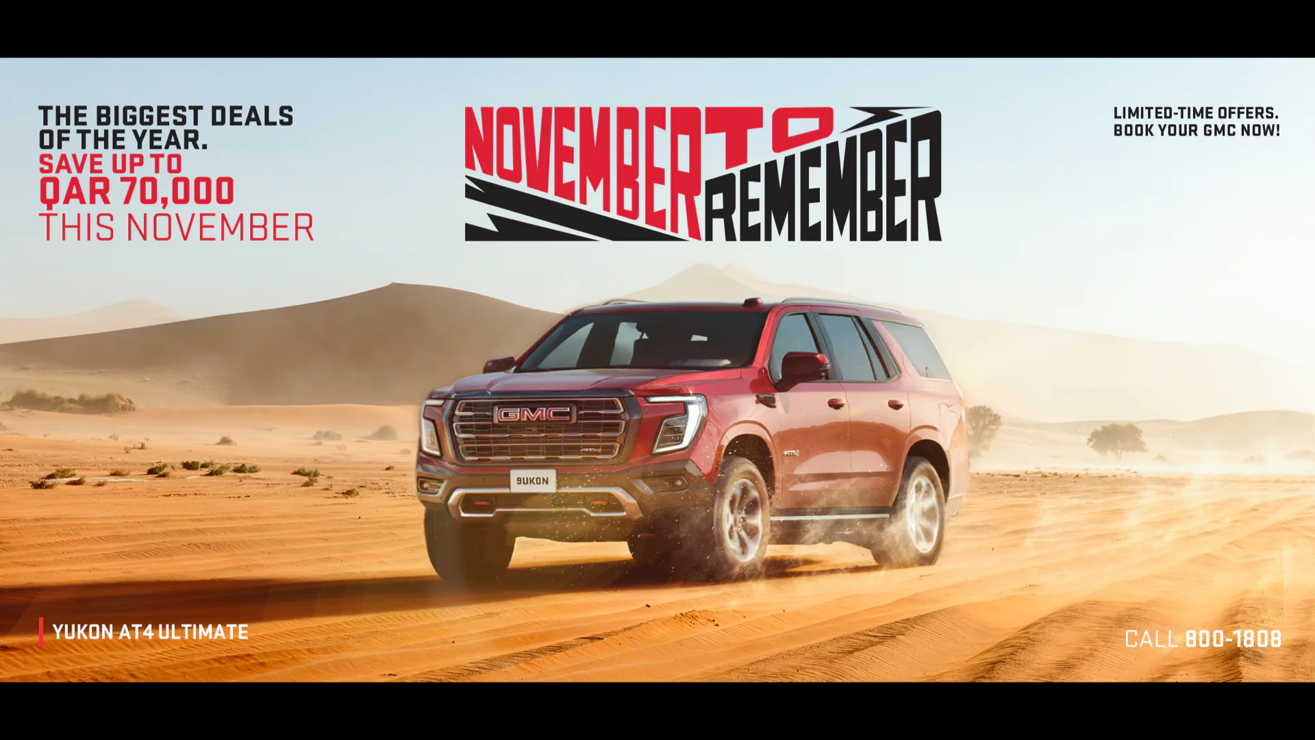 GMC November to Remember campaign master visual 3